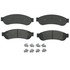 ZX1067 by WAGNER - QuickStop Semi-Metallic Disc Brake Pad Set