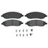 ZX1068 by WAGNER - QuickStop Semi-Metallic Disc Brake Pad Set