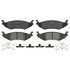 ZX1046 by WAGNER - QuickStop Semi-Metallic Disc Brake Pad Set