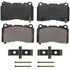 ZX1050A by WAGNER - QuickStop Semi-Metallic Disc Brake Pad Set