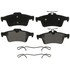 ZX1095 by WAGNER - QuickStop Semi-Metallic Disc Brake Pad Set