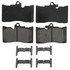 ZX1118 by WAGNER - QuickStop Semi-Metallic Disc Brake Pad Set