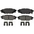 ZX1114 by WAGNER - QuickStop Semi-Metallic Disc Brake Pad Set