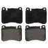 ZX1121 by WAGNER - QuickStop Semi-Metallic Disc Brake Pad Set