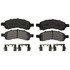 ZX1169 by WAGNER - QuickStop Semi-Metallic Disc Brake Pad Set