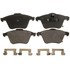 ZX1186 by WAGNER - QuickStop Semi-Metallic Disc Brake Pad Set