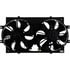 FA70014 by CONTINENTAL AG - Dual Fan Assembly