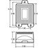 97270 by TRUCK-LITE - Flasher Module - 20 Light Heavy-Duty Solid-State, Aluminum, 90fpm, Spade Terminal/Ring Terminal, 12-24V