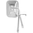 821 by PETERSON LIGHTING - 820 Universal Swing-Away Mirror - Stainless-Steel