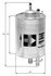 KL 149 by MAHLE - Fuel Filter Element