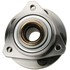 513138 by MOOG - Wheel Bearing and Hub Assembly - Front, 5 Studs, 26 Splines, Triangular Flange