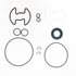 Omega Environmental Technologies 2366 Power Steering Pump Seal Kit Power Steering Pressure Hose Seal - Pump Seal Kit
