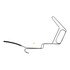 91844 by EDELMANN - 3/8" Male Inv. Flare x 3/8" I.D. Hose