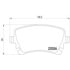 355011531 by HELLA - Disc Brake Pad Set