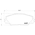 HELLA 355006871 Disc Brake Pad Set Disc Brake Pad Set
