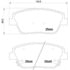 355020551 by HELLA - Disc Brake Pad Set