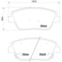 355020551 by HELLA - Disc Brake Pad Set