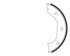 355050011 by HELLA - Parking Brake Shoe Set