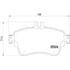 355019751 by HELLA - Disc Brake Pad Set