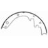 PAB228R by WAGNER - Wagner ThermoQuiet PAB228R Drum Brake Shoe Set