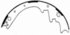 PAB446 by WAGNER - ThermoQuiet Drum Brake Shoe Set