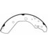 PAB744 by WAGNER - Wagner ThermoQuiet PAB744 Drum Brake Shoe Set