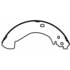 PAB815 by WAGNER - Wagner ThermoQuiet PAB815 Drum Brake Shoe Set