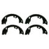 PAB854 by WAGNER - Wagner ThermoQuiet PAB854 Parking Brake Shoe Set