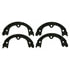 PAB869 by WAGNER - Wagner ThermoQuiet PAB869 Parking Brake Shoe Set