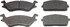 MX180 by WAGNER - Wagner ThermoQuiet MX180 Semi-Metallic Disc Brake Pad Set