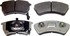 MX348 by WAGNER - Wagner ThermoQuiet MX348 Semi-Metallic Disc Brake Pad Set
