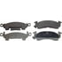 MX52 by WAGNER - Wagner ThermoQuiet MX52 Semi-Metallic Disc Brake Pad Set