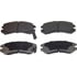 MX452 by WAGNER - ThermoQuiet Semi-Metallic Disc Brake Pad Set
