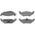 MX715 by WAGNER - Wagner ThermoQuiet MX715 Semi-Metallic Disc Brake Pad Set