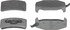 MX76 by WAGNER - Wagner ThermoQuiet MX76 Semi-Metallic Disc Brake Pad Set