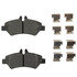 2919001 by TEXTAR - Disc Brake Pad for MERCEDES BENZ