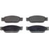 MX933 by WAGNER - Wagner ThermoQuiet MX933 Semi-Metallic Disc Brake Pad Set
