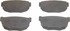 PD231 by WAGNER - Wagner ThermoQuiet PD231 Ceramic Disc Brake Pad Set