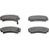 PD511 by WAGNER - Wagner ThermoQuiet PD511 Ceramic Disc Brake Pad Set