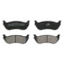 Wagner ZD1109A Disc Brake Pad Set QuickStop Ceramic Disc Brake Pad Set