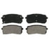 Wagner ZD1302 Disc Brake Pad Set QuickStop Ceramic Disc Brake Pad Set