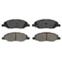 ZD1345 by WAGNER - QuickStop Ceramic Disc Brake Pad Set