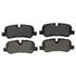 ZX1099 by WAGNER - QuickStop Semi-Metallic Disc Brake Pad Set