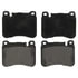 ZX1121 by WAGNER - QuickStop Semi-Metallic Disc Brake Pad Set
