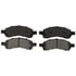 Wagner ZX1169 Disc Brake Pad Set QuickStop Semi-Metallic Disc Brake Pad Set