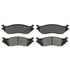 ZX1045 by WAGNER - QuickStop Semi-Metallic Disc Brake Pad Set