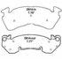 SX614A by WAGNER - Wagner SevereDuty SX614A Semi-Metallic Disc Brake Pad Set