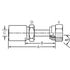 Dayco 108340 Hydraulic Coupling / Adapter DC04-04FAT