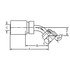 Dayco 108577 Hydraulic Coupling / Adapter DC10-10FJ45T
