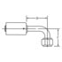 Dayco 118053 Hydraulic Coupling / Adapter SB10-10F90TO